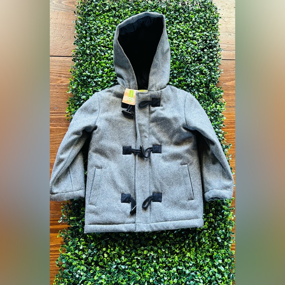 Crazy 8 Little Boys Pea Coat, new with tags still on it.